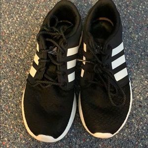 Black and White adidas cloudfoam